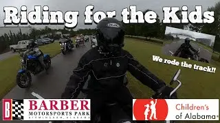 Motorcycle Charity Riding for Childhood Cancer| WE RODE OUR BIKES ON THE TRACK!! #motorcycle #cancer