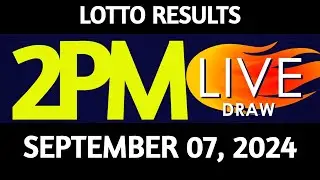 Lotto Result Today 2:00 pm draw September 07, 2024 Saturday PCSO LIVE