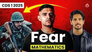 Overcome CDS 1 2025 Maths Fear with my Strategy