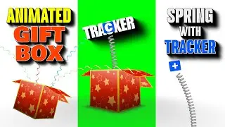 🎁 Gift Box Animation on Green Background | Free Stock Video