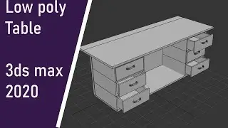 Modeling Low poly Table - 3ds max beginner tutorial