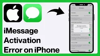 How to Fix iMessage Activation Error on iPhone ! (2024)