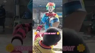 Sibocil dikejar badut_Mama & agra 