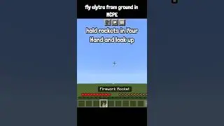 How to Fly in Minecraft PE (with new controls) #shorts