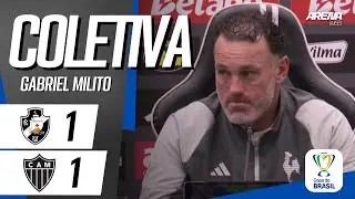 COLETIVA GABRIEL MILITO | AO VIVO | Vasco x Atlético-MG - Copa do Brasil 2024