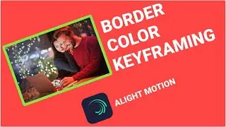 How to make border/stroke color changing effects in alight motion # strokecolor