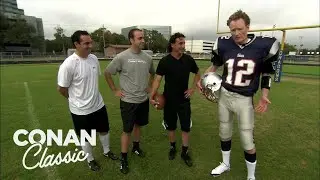 Conan Learns How To Kick A Field Goal | Late Night with Conan O’Brien