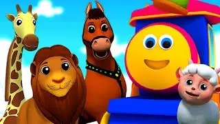 Bob el Tren | El Sonido de los Animales | Aprende los animales | Canciones Infantiles en Español