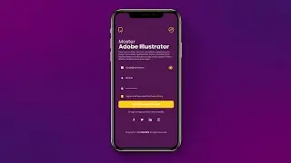 Design a Modern Login UI in Adobe Illustrator