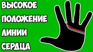 Где находится ВЫСОКОЕ ПОЛОЖЕНИЕ ЛИНИИ СЕРДЦА на руках? / хиромантия / Кладезь Хиромантии