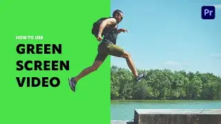 Learn how to quickly use green screen video in Premiere Pro