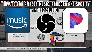 OBS Studio - How to add Amazon Music, Spotify, and other music!