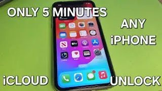 Only 5 Minutes iCloud Unlock iPhone Without Apple ID or Password Any iOS All Models✔