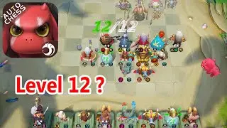 Auto Chess Mobile - Upgrade to level 11 & 12 with Human Synergy's EXP Book