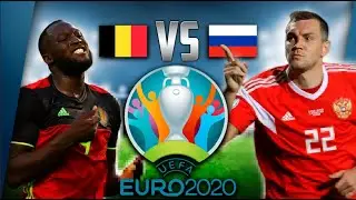 БЕЛЬГИЯ - РОССИЯ || ЕВРО 2020 || ГРУППА В || 1 ТУР || PES 2021