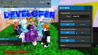 Roblox ServerSide Exploiting | BANNED ALL THE STAFF