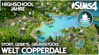 Die Welt Copperdale im Detail | Die Sims 4 Highschool-Jahre Erweiterungspack