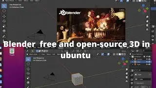 blender  free and open source 3D in ubuntu