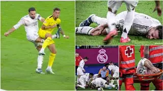 💔 Dani Carvajal CRYING to HORRIFIC LEG INJURY against Villarreal | Dani Carvajal injury update