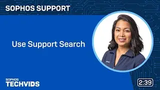 Sophos Support: Use Support Search