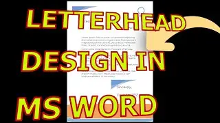 How I Quickly Design Letterheads in Word