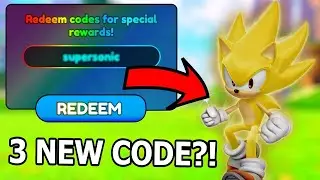 ALL *3 NEW CODES* IN SONIC SPEED SIMULATOR 2024! ROBLOX CODES SONIC SPEED SIMULATOR