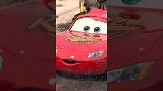 How Lightning McQueen cools down for summer! 😎