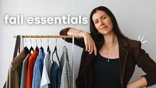 Fall Closet Essentials 🍂 10 basics to build your perfect capsule wardrobe