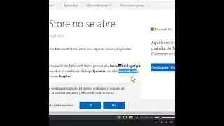 Solución Microsoft Store no se abre o se bloquea