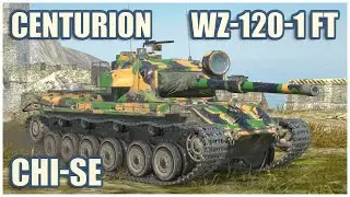 Chi-Se, Centurion Mk. 5/1 & WZ-120-1 FT • WoT Blitz Gameplay