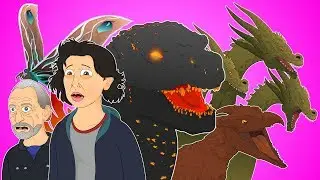 ♪ GODZILLA KING OF THE MONSTERS THE MUSICAL - Animated Parody Song