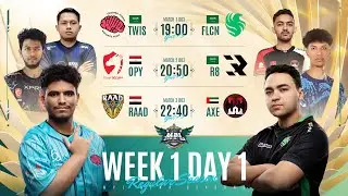 2024 MPL MENA Season 6 Regular Season Week 1 Day 1