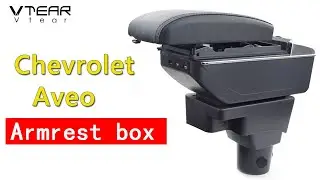 How to install vtear For Chevrolet Aveo USB armrest  2011 2012 2013 2014