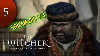 The Witcher Enhanced Edition (Hard mode)  - Part 5  (Stream VOD 1 of 4)