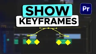 How to Only Show Keyframes in Timeline in Premiere Pro