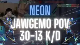 EG JAWGEMO POV Neon on Sunset 30-13 K/D (VALORANT Pro POV)