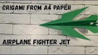 ✈️Оригами САМОЛЕТ из бумаги А4✈️Origami PLANE made of A4 paper✈️