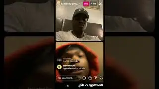 BMG UpperClass goes live with Edot Baby - he says niccas should put gloves up and guns down - IG