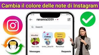 Come cambiare il colore delle note su Instagram 2024 | Cambia il colore delle note di Instagram