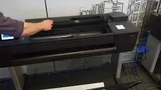 HP Designjet T730 How to Clear a Paper Jam