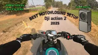 Best Action Camera For Motovloging 2025 | Dji Action 2 | Motovloging Setup Under 15000