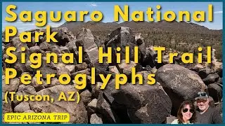 Hiking Saguaro National Park - Signal Hill Trail Petroglyphs