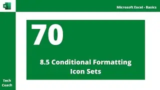 Conditional Formatting Icon Sets Excel | Conditional Formatting in Excel