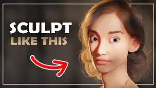 Sculpting & Texturing Stylized Portraits In Blender