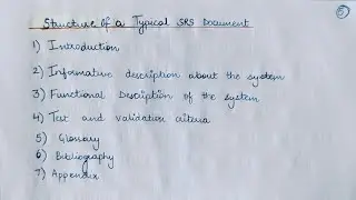 Types of Documentation in System Analysis and Design || System Requirement Specification