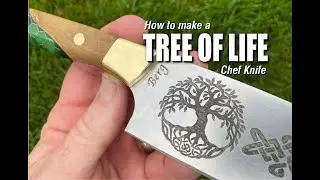 Crafting a Tree of Life Themed Celtic Chef Knife: DIY Knife Making with Dan Berg