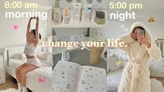 why u need to stay consistent ⭐️ 8am morning routine to 5pm night routine aesthetic productive vlog