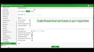 Email Alert Configuration in Fortigate Firewall 🔥🔥🔥