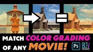 Photoshop: Match Color Grading of MOVIES to Photos.