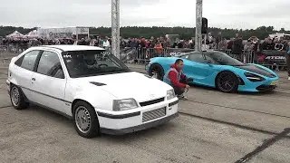 Tuner Cars Drag Racing! 1000HP RS6, 900HP Opel Kadett GSI, 1200HP McLaren 720S, 750HP VW Golf 2 VR6